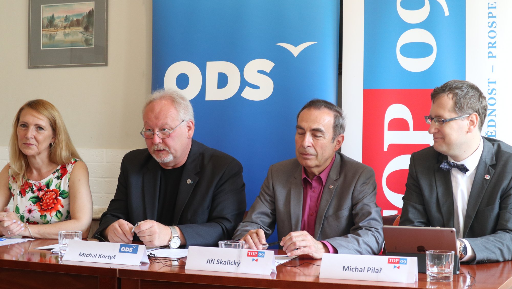 ODS a TOP 09, pravicové strany jdou do krajských voleb jako koalice