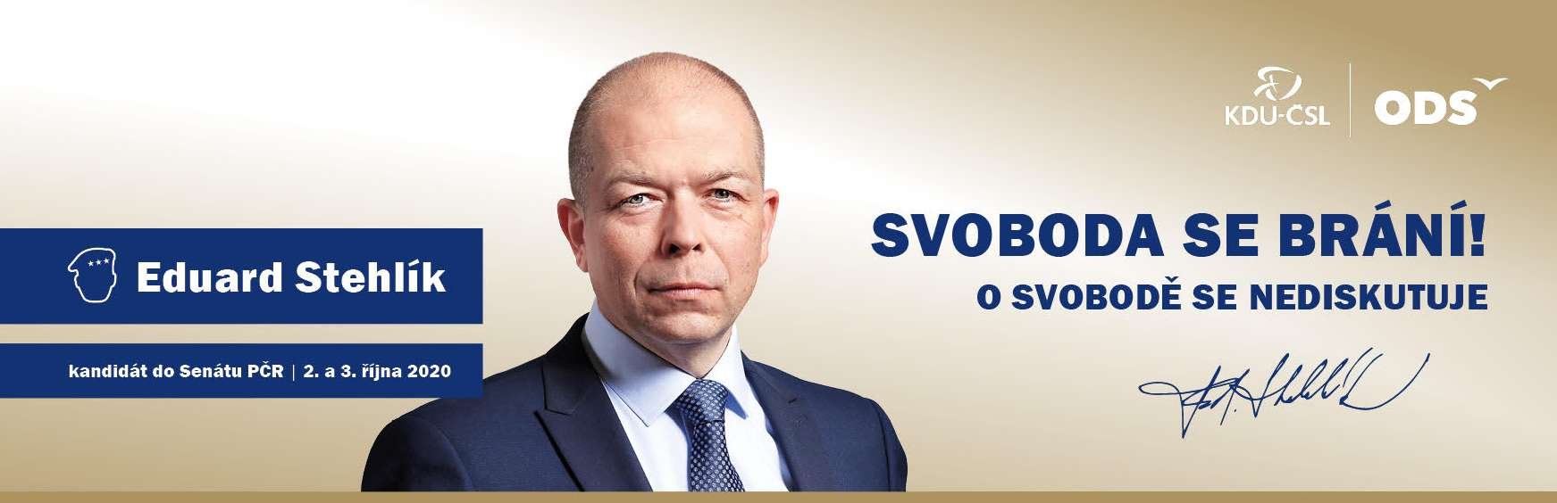 Eduard Stehlík kandidát do Senátu PČR