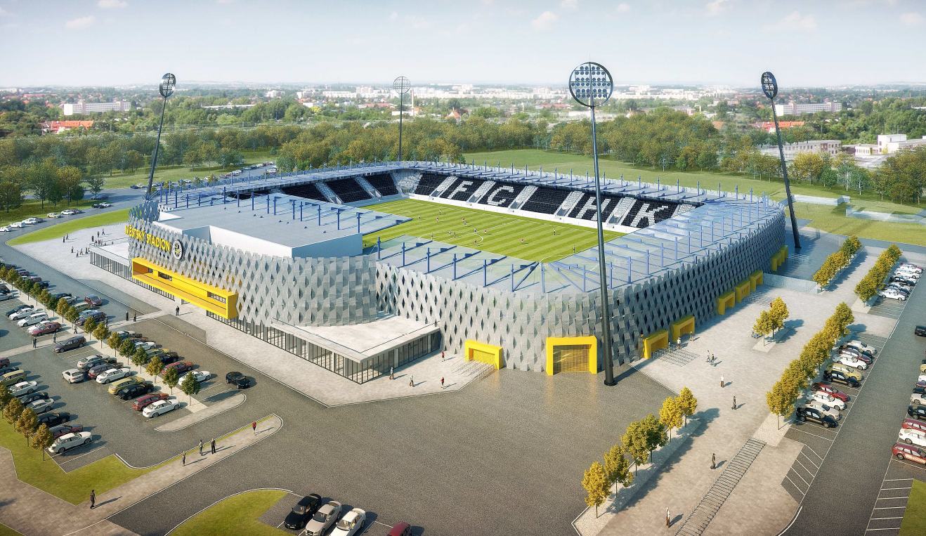 Firmy se již mohou hlásit do tendru na stavbu nového fotbalového stadionu v Hradci Králové