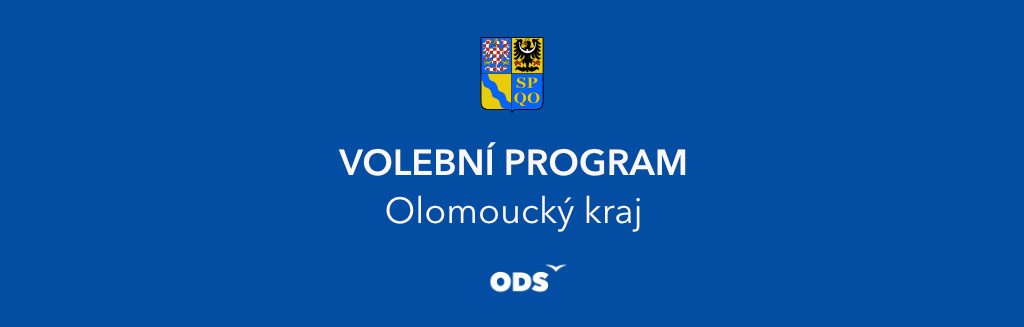 Volební program Občanské demokratické strany pro volby do Zastupitelstva Olomouckého kraje 2. - 3. října 2020