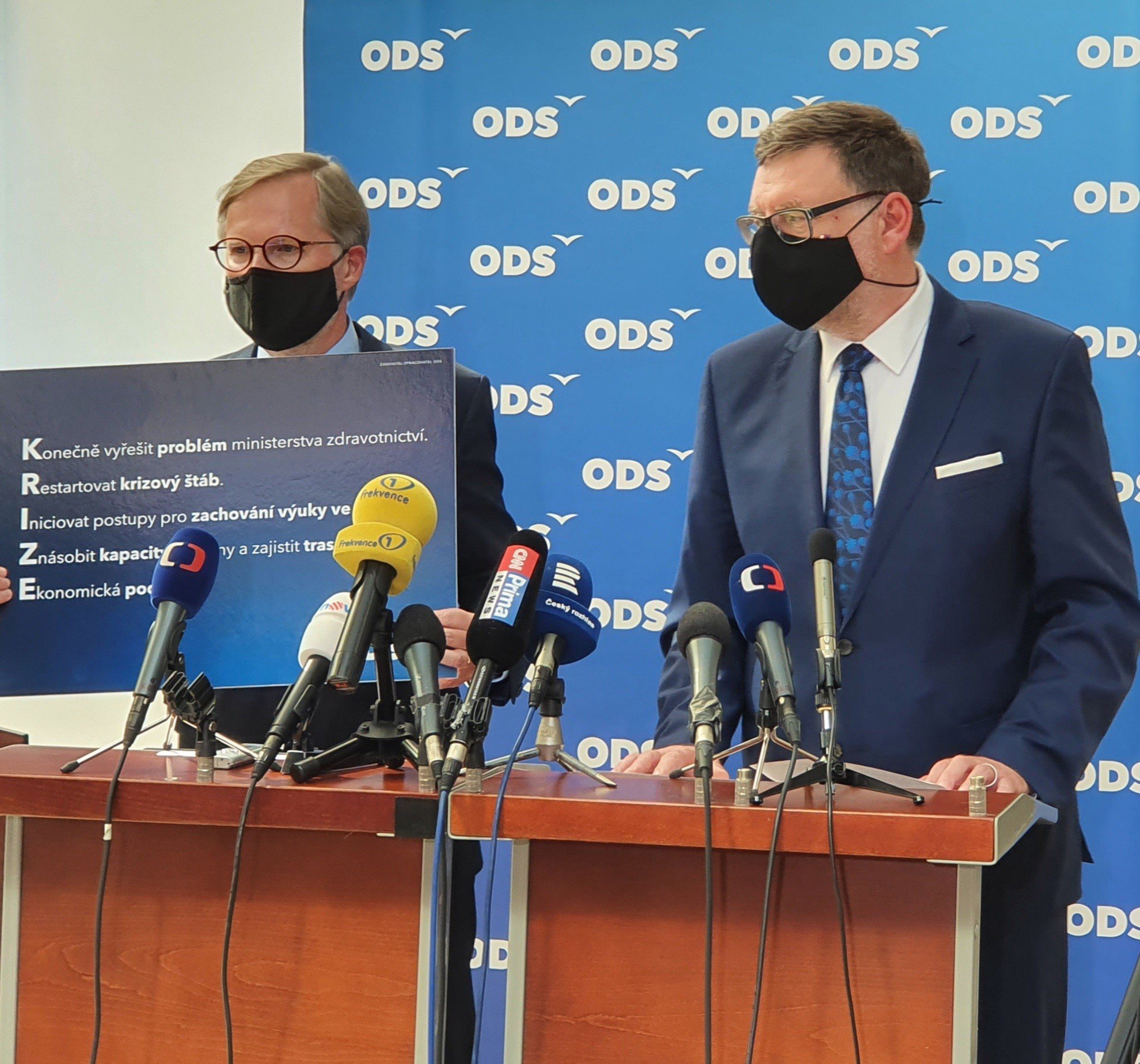 ODS: Konec ministra Vojtěcha a restart krizového štábu. Máme konkrétní kroky k řešení druhé vlny covidu