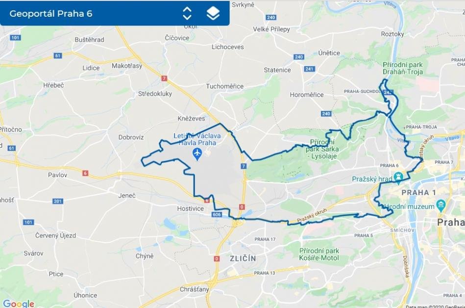 PRAHA 6 MÁ VLASTNÍ GEOPORTÁL