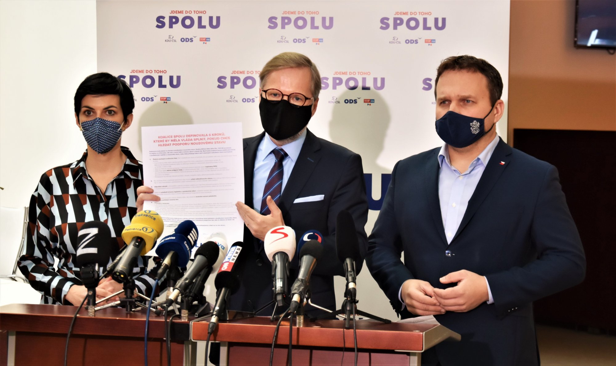 SPOLU: Nouzový stav nelze donekonečna prodlužovat, pojďme řešit věci, které trápí občany