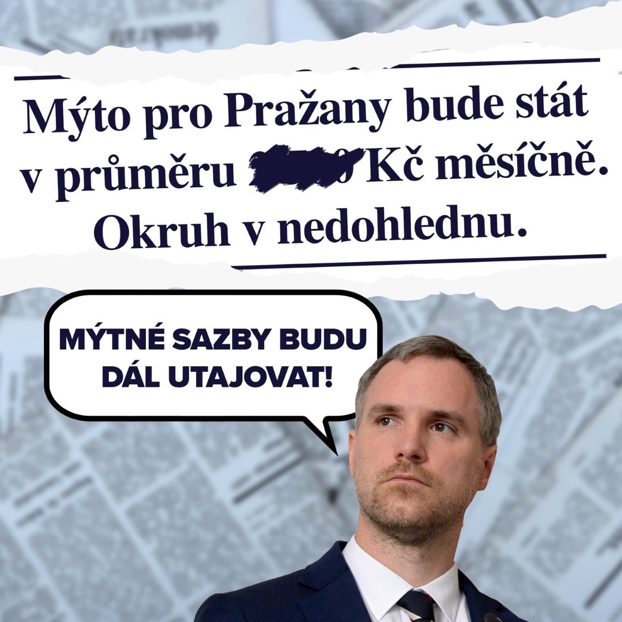 Pražská ODS: Primátor Hřib utajuje studii s ceníkem mýtného a snaží se od zavedení mýta odvést pozornost