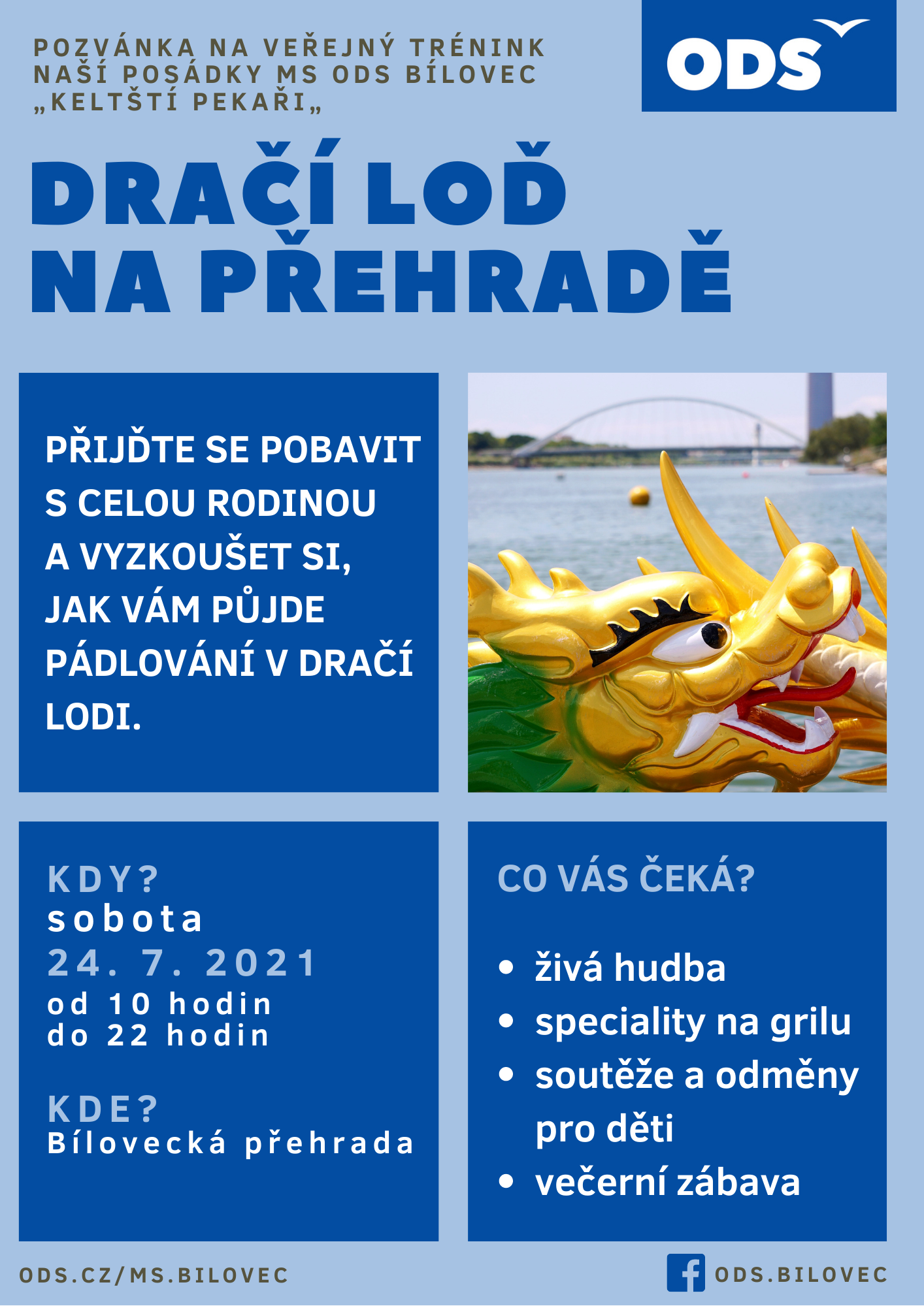 DRAČÍ LOĎ NA PŘEHRADĚ