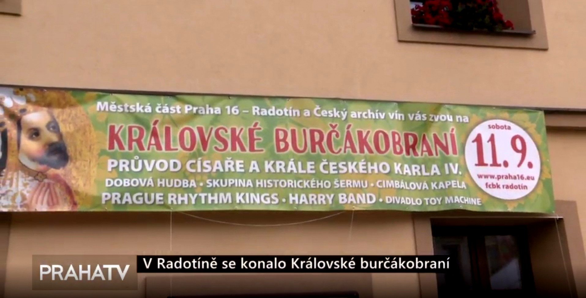 V Radotíně se konalo Královské burčákobraní