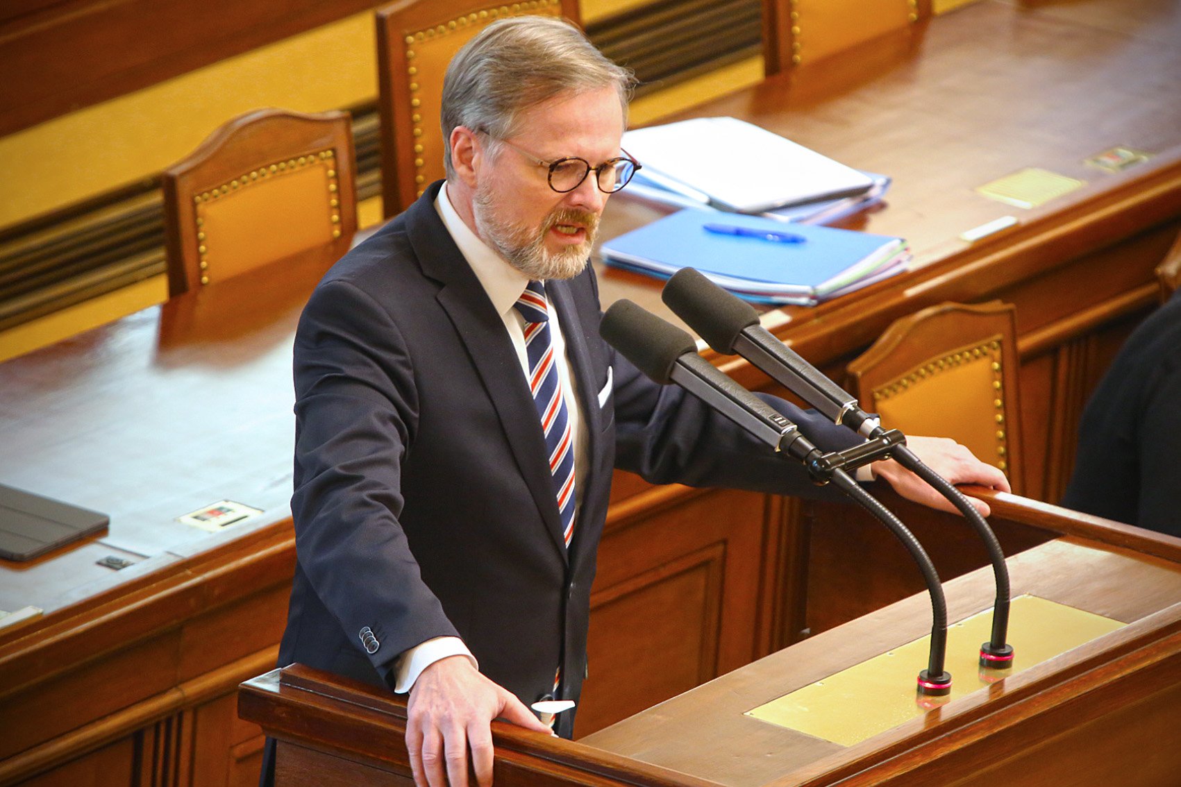 Projev k dopadům války na Ukrajině