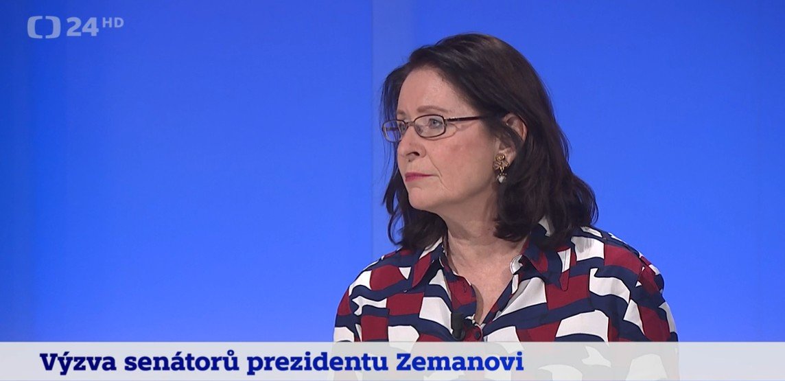 90' ČT24: Výzva senátorů prezidentu Zemanovi