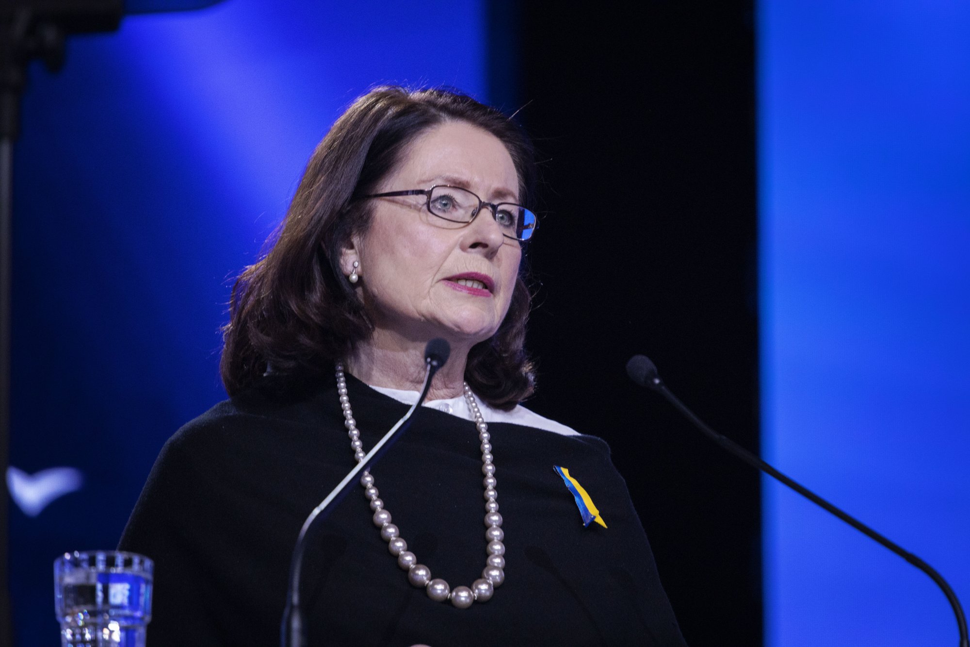 Vystoupení senátorky v rámci politické diskuse