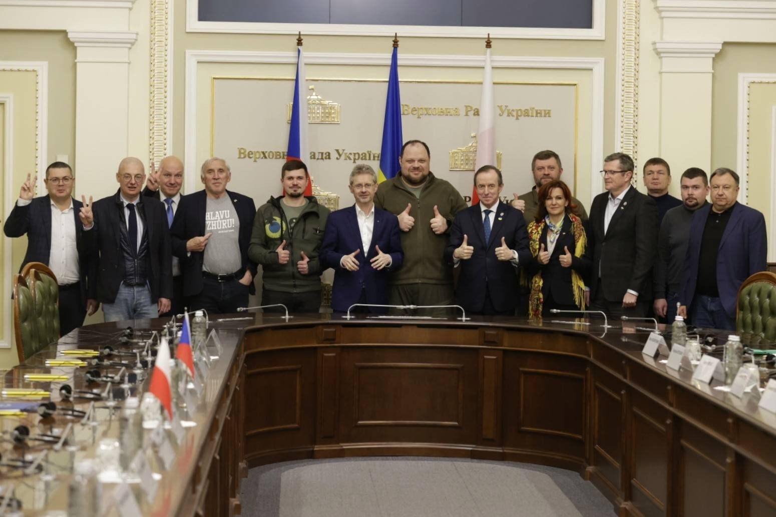 Předseda Senátu Miloš Vystrčil promluvil k Nejvyšší radě Ukrajiny
