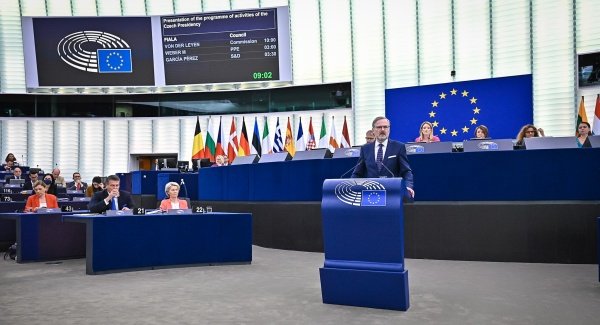 Projev na plénu Evropského parlamentu