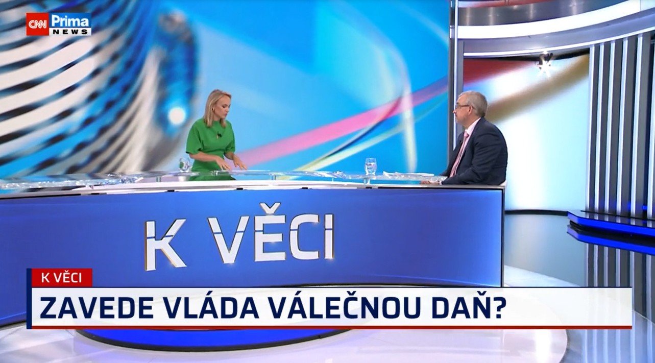 K věci CNN Prima News: Zavede vláda válečnou daň?