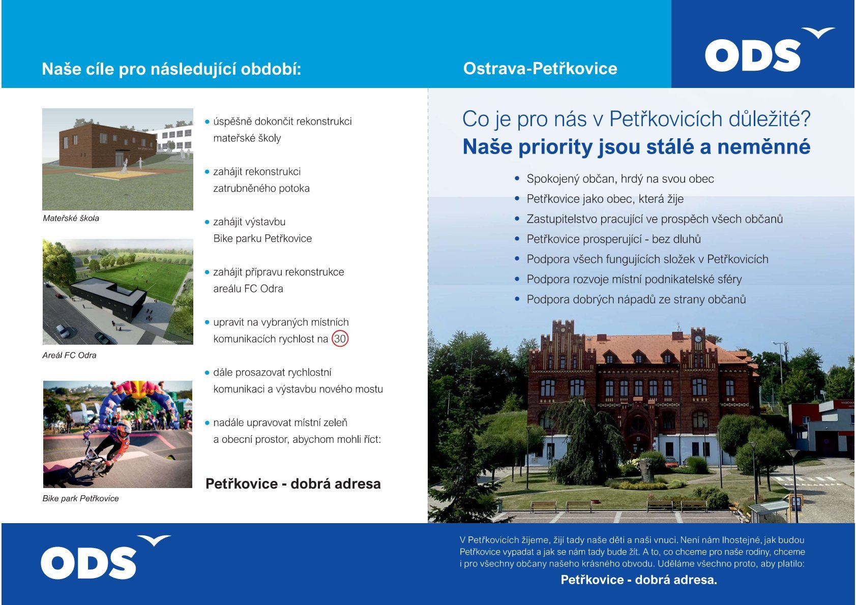 Volební program Petřkovice