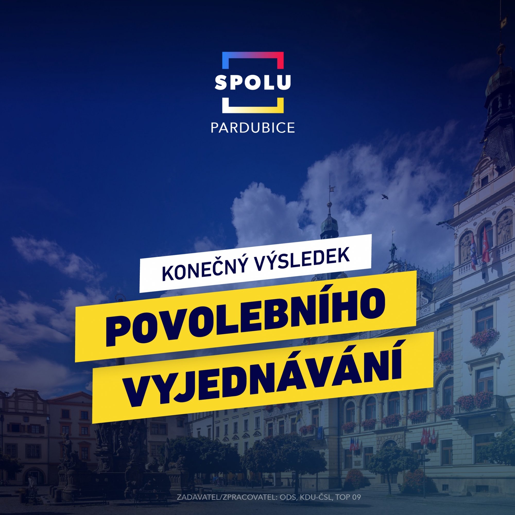 Vyjádření koalice SPOLU k výsledkům povolebního vyjednávání v Pardubicích