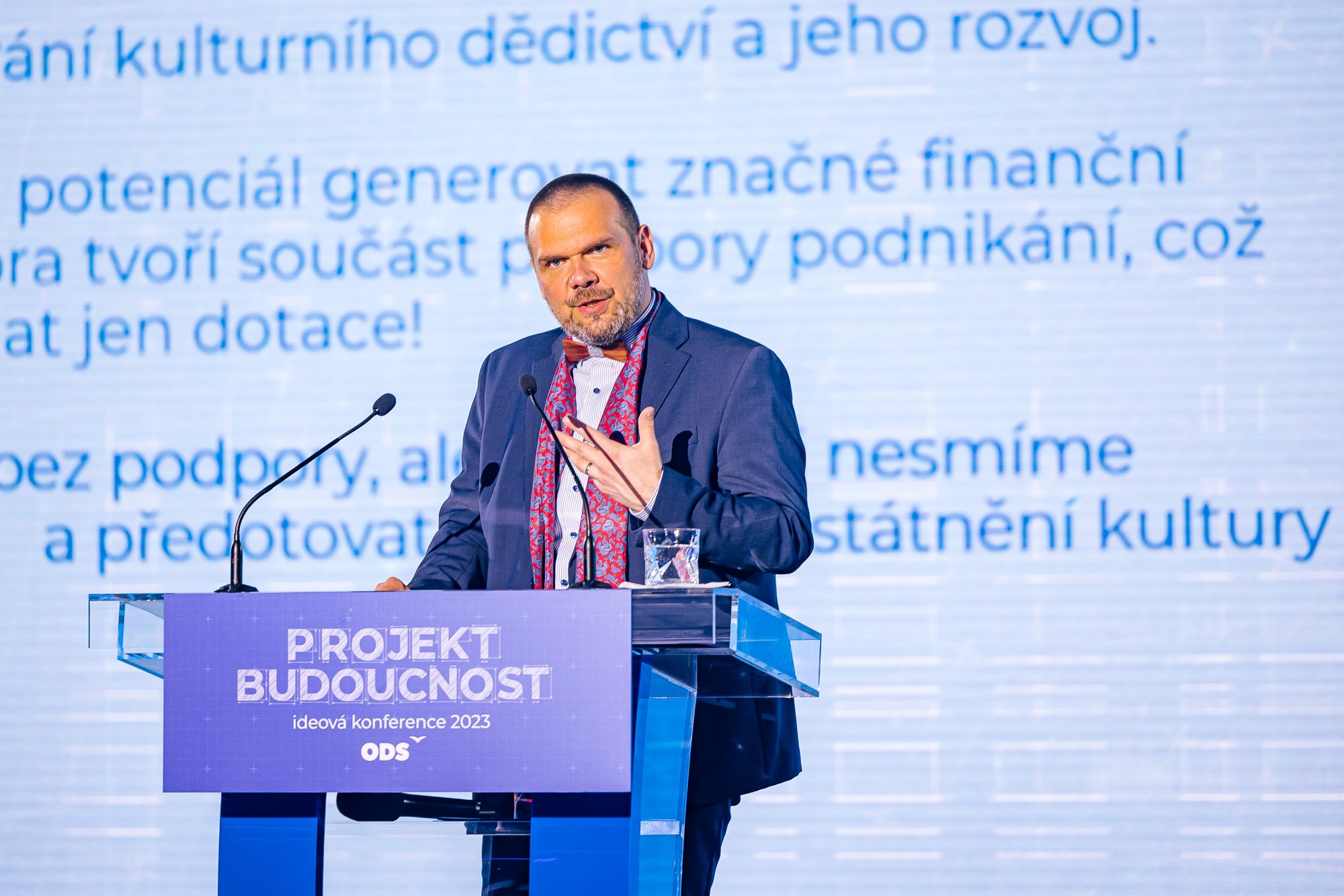 Vystoupení na Ideové konferenci Projekt Budoucnost v programovém bloku Kultura