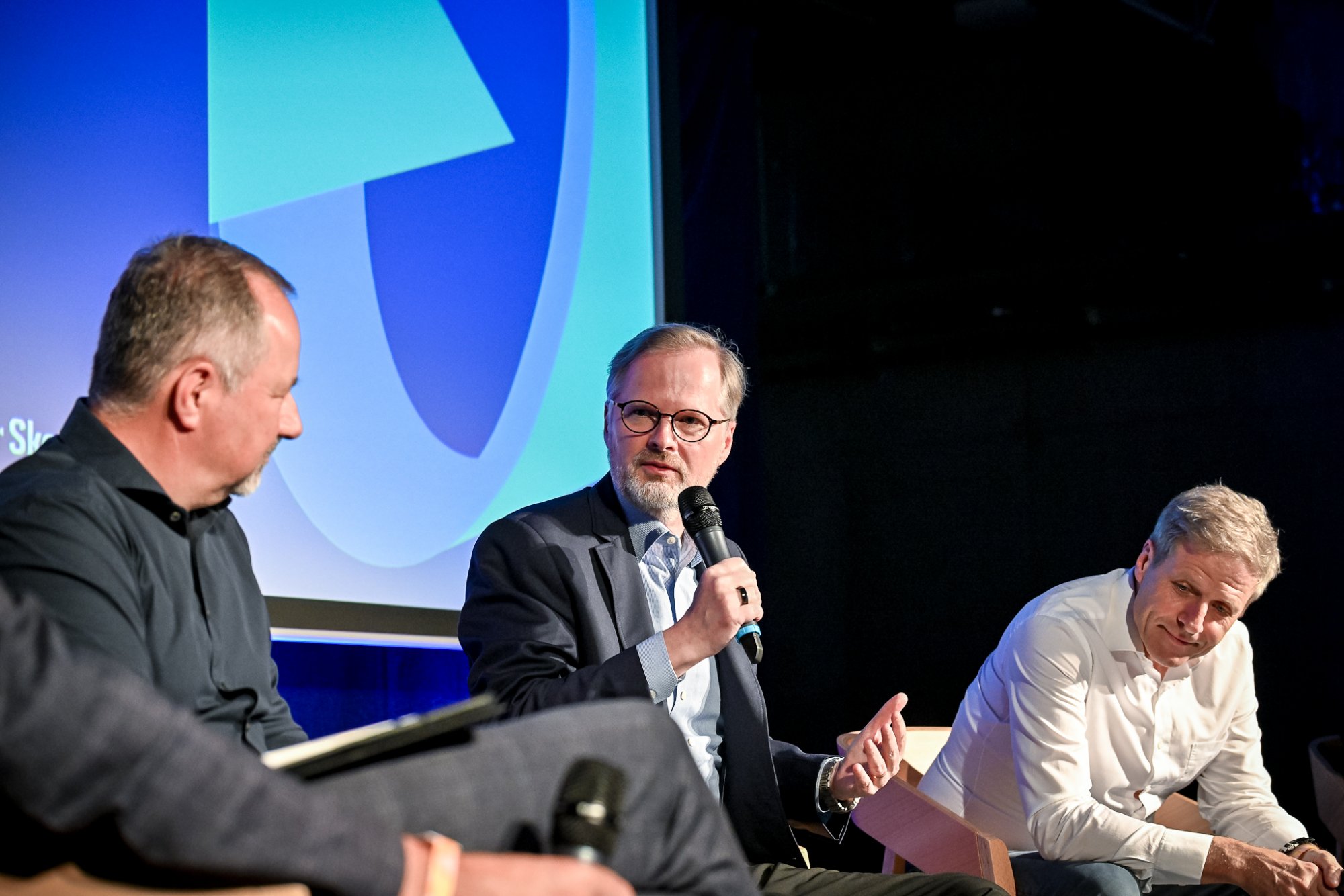 Česko jako brand. Premiér Fiala diskutoval na Colours of Ostrava o vizi České republiky