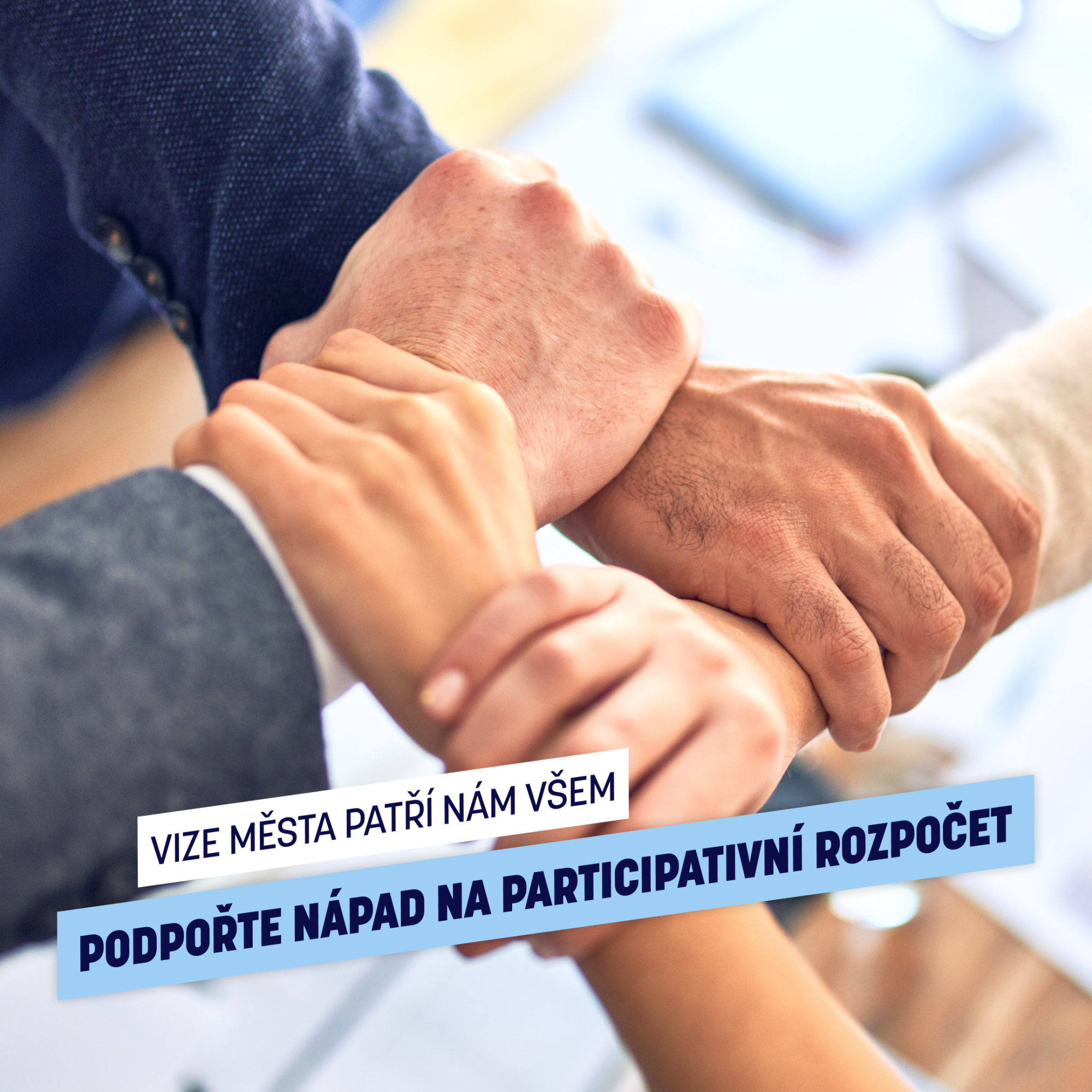 Vize města patří nám všem: Podpořte nápad na participativní rozpočet!