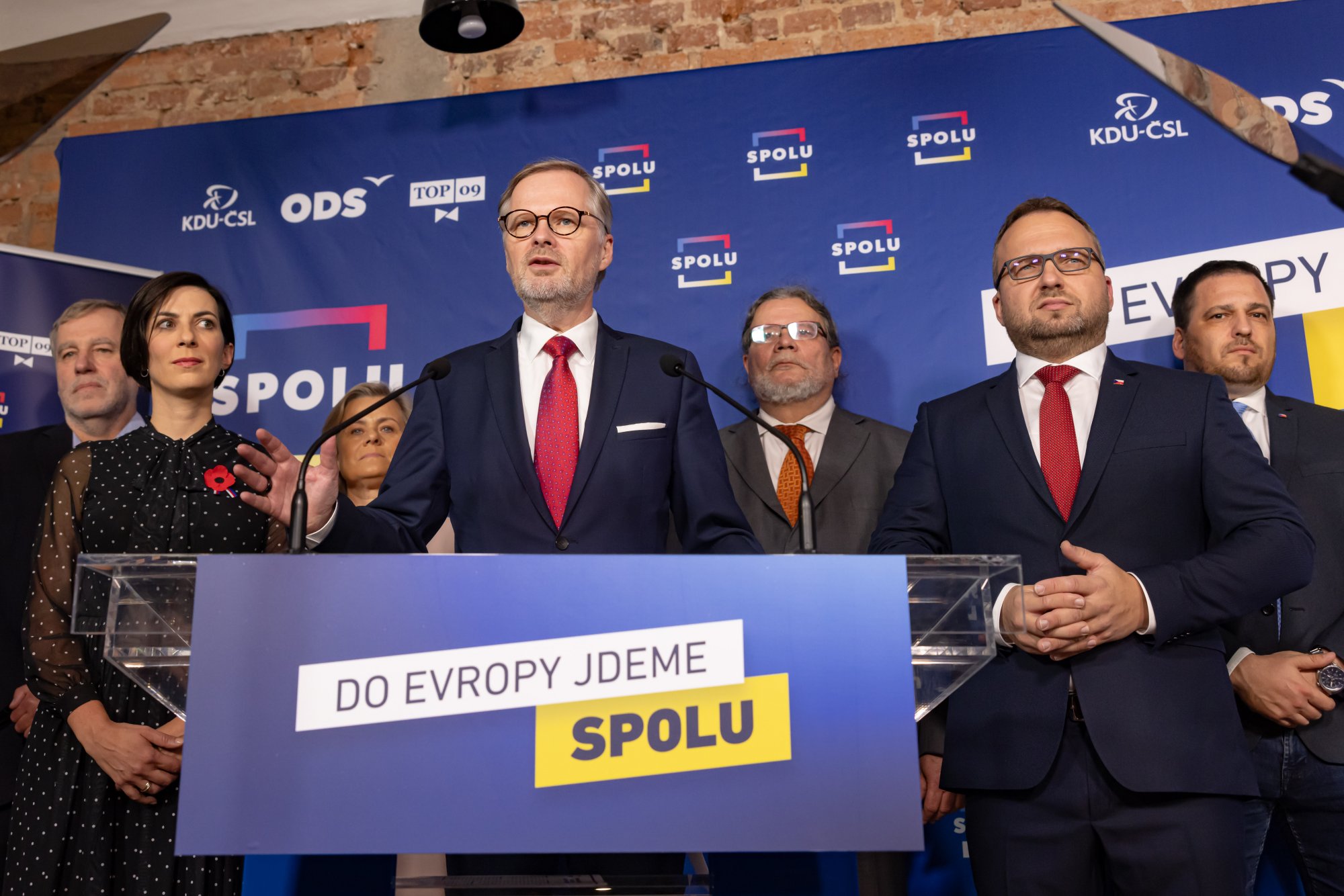 Projev na tiskové konferenci koalice SPOLU k volbám do Evropského parlamentu