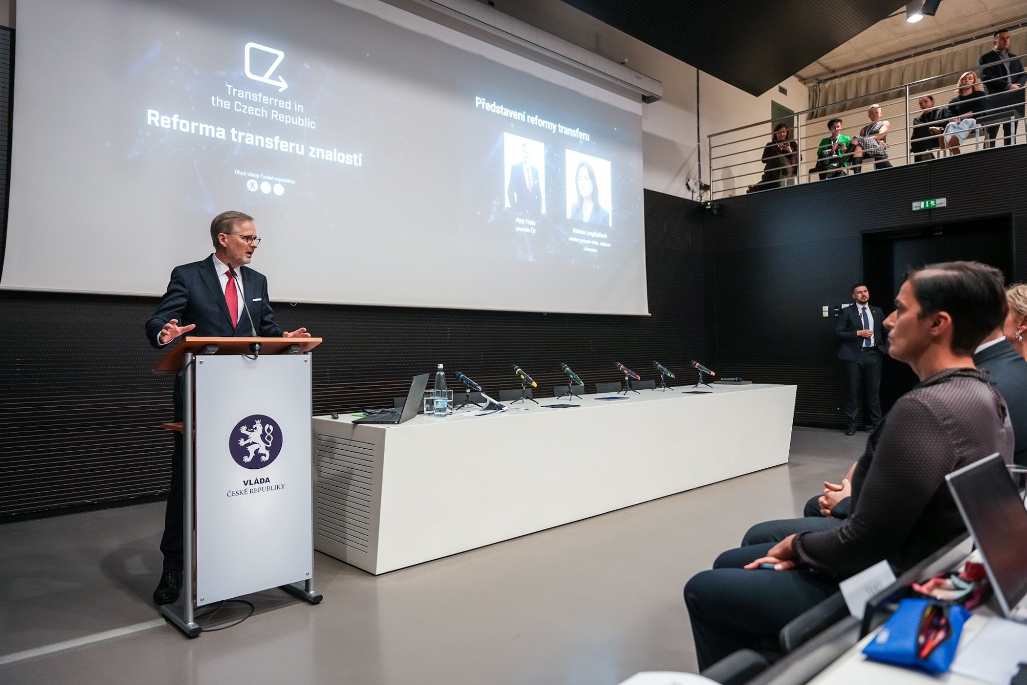 Projev předsedy vlády Petra Fialy na představení reformy transferu znalostí