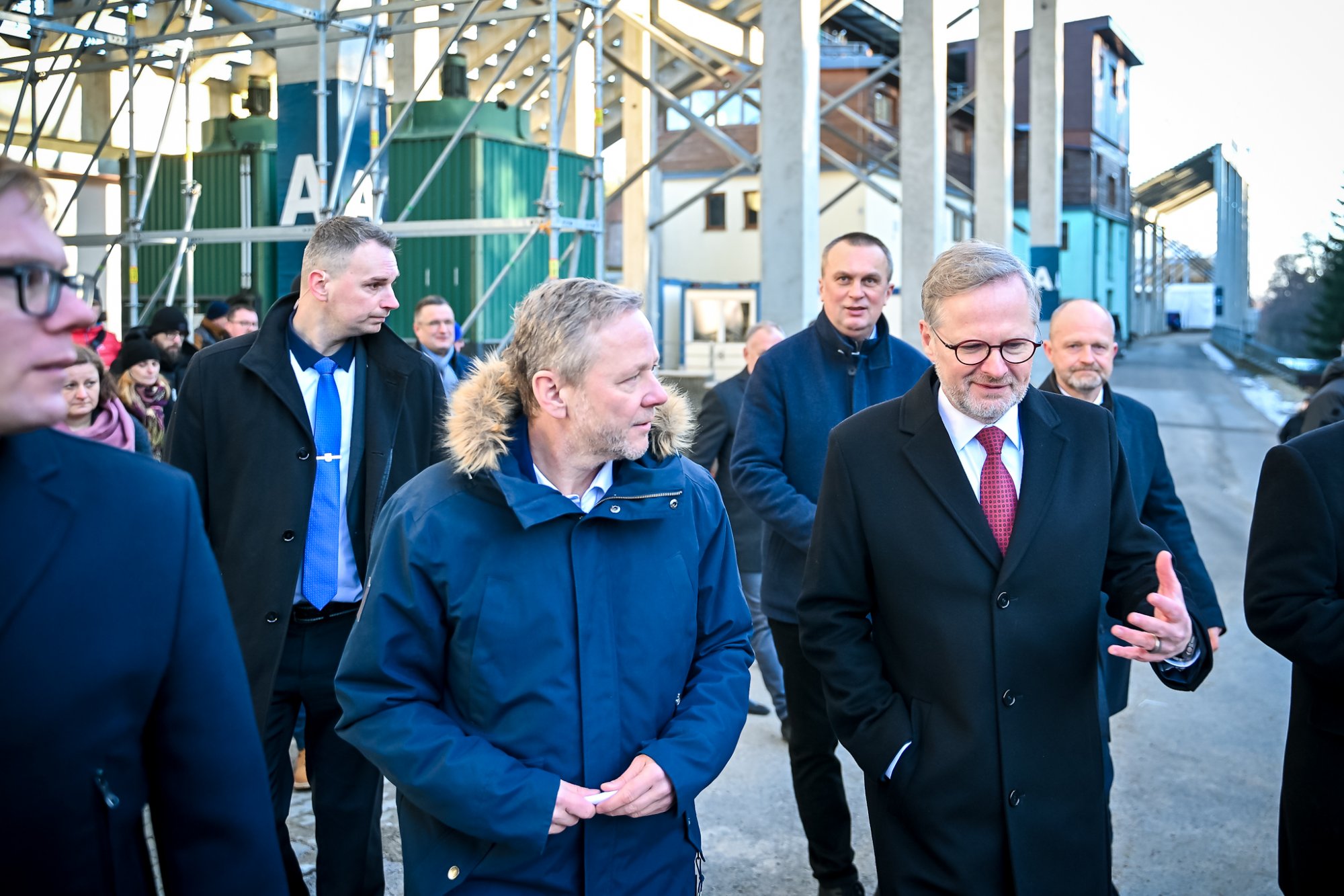 Premiér Fiala slavnostně otevřel Vysočina Arenu a jednal s Asociací soukromého zemědělství