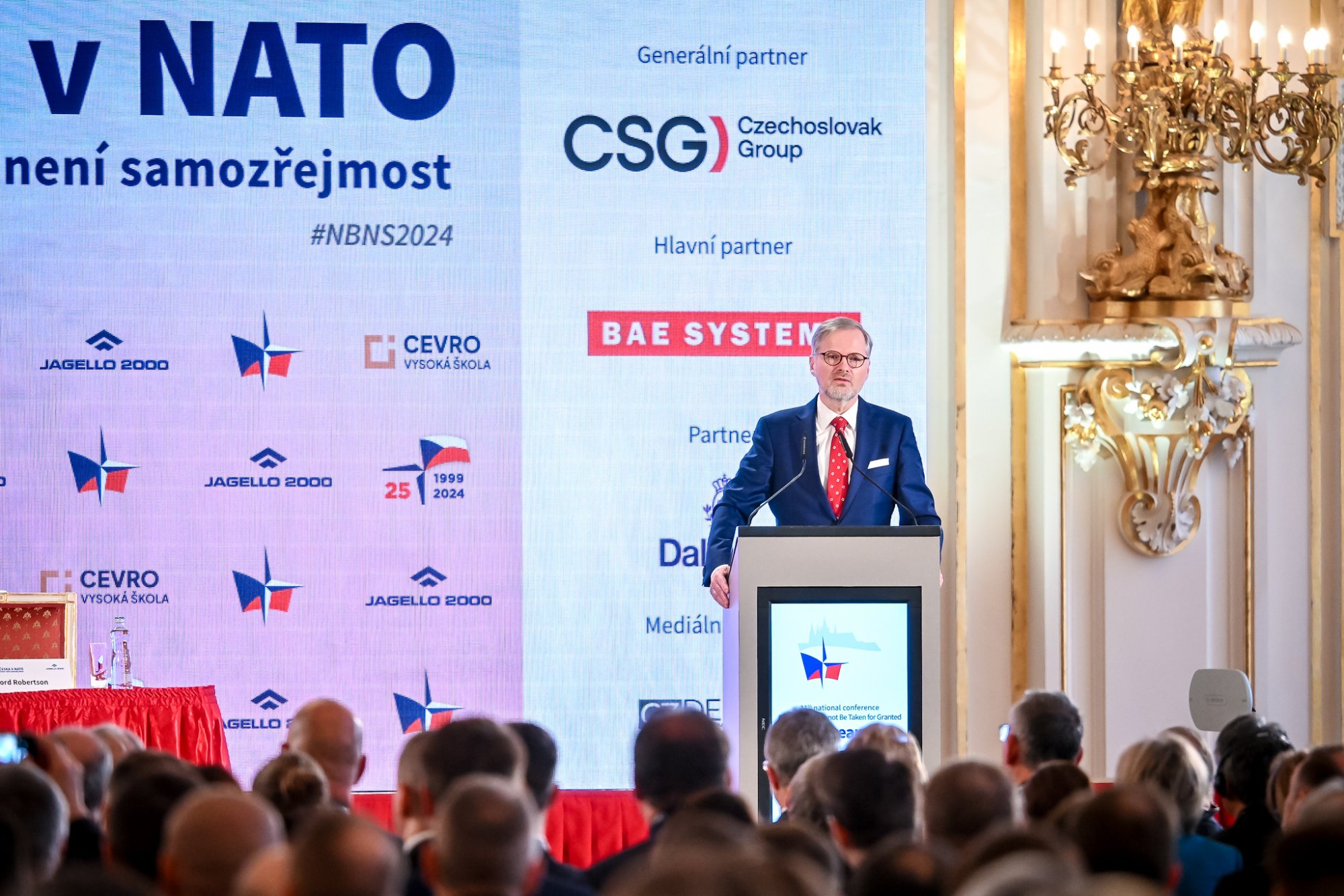 Projev předsedy vlády Petra Fialy na konferenci Naše bezpečnost není samozřejmost