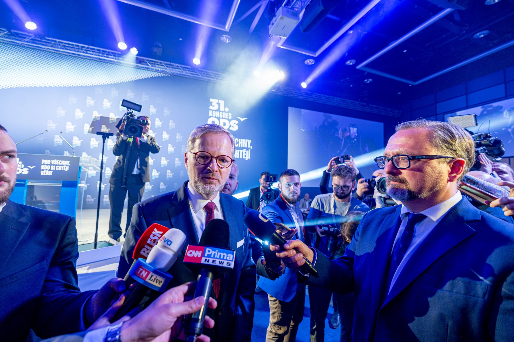 Petr Fiala obhájil pozici předsedy ODS