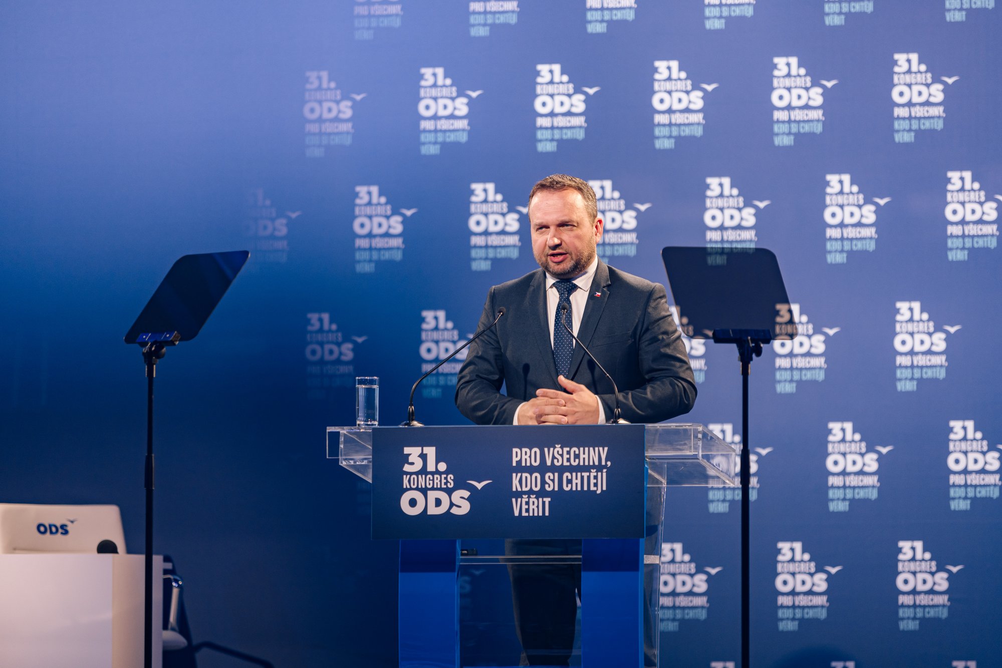 Zdravice předsedy KDU-ČSL Mariana Jurečky