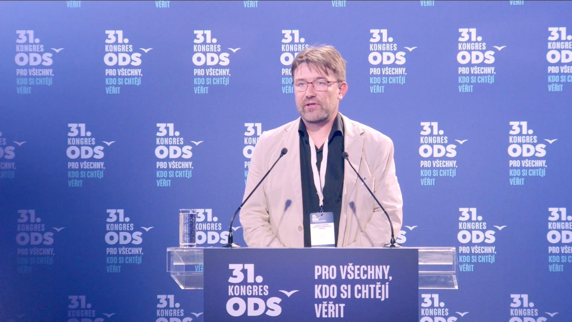Vystoupení Petra Veličky v rámci politické diskuse