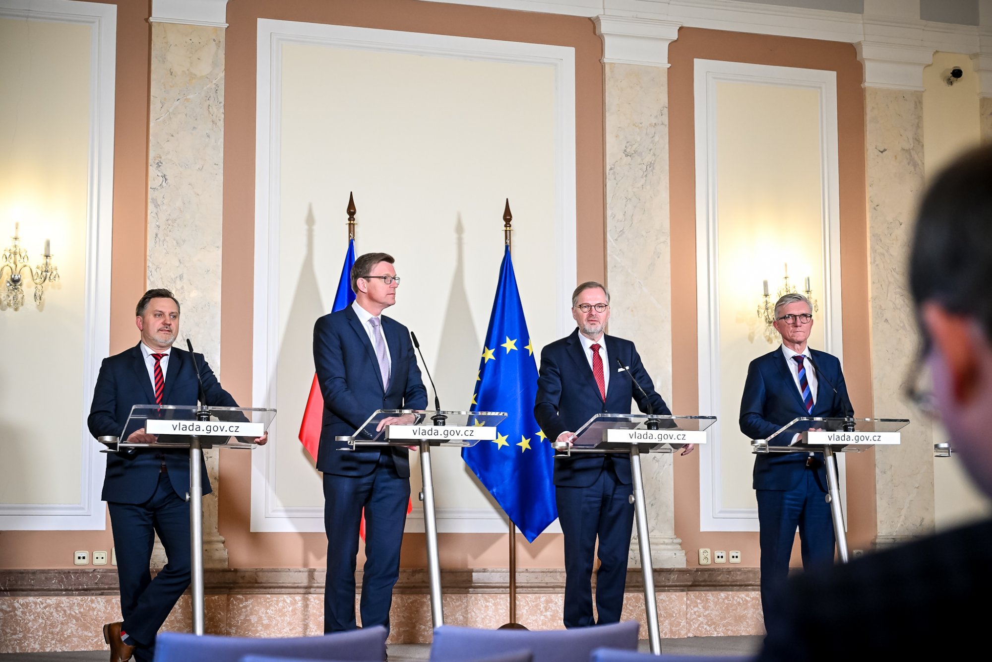 Premiér Fiala po zasedání VVSI: Dálnice stavíme a připravujeme nejrychleji v historii