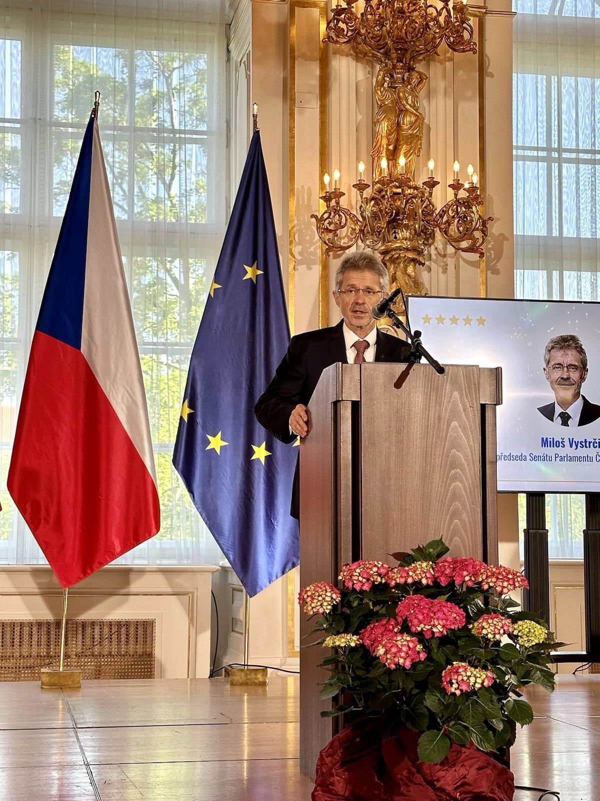 Projev předsedy Senátu Miloše Vystrčila při příležitosti oslav 20 let České republiky v Evropské unii