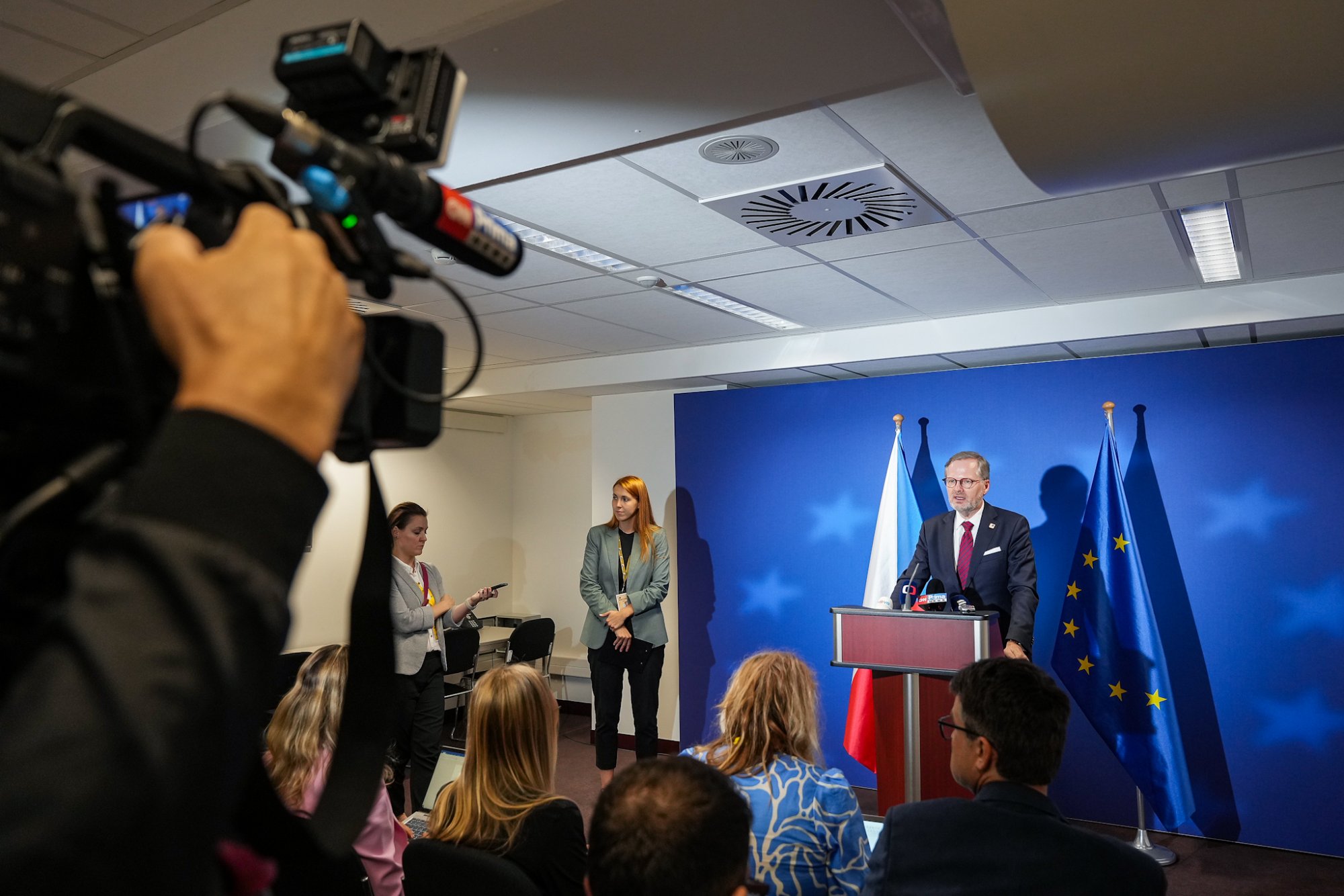 Premiér Petr Fiala: Jsem si jist, že navržení lídři EU budou naslouchat zájmům Česka