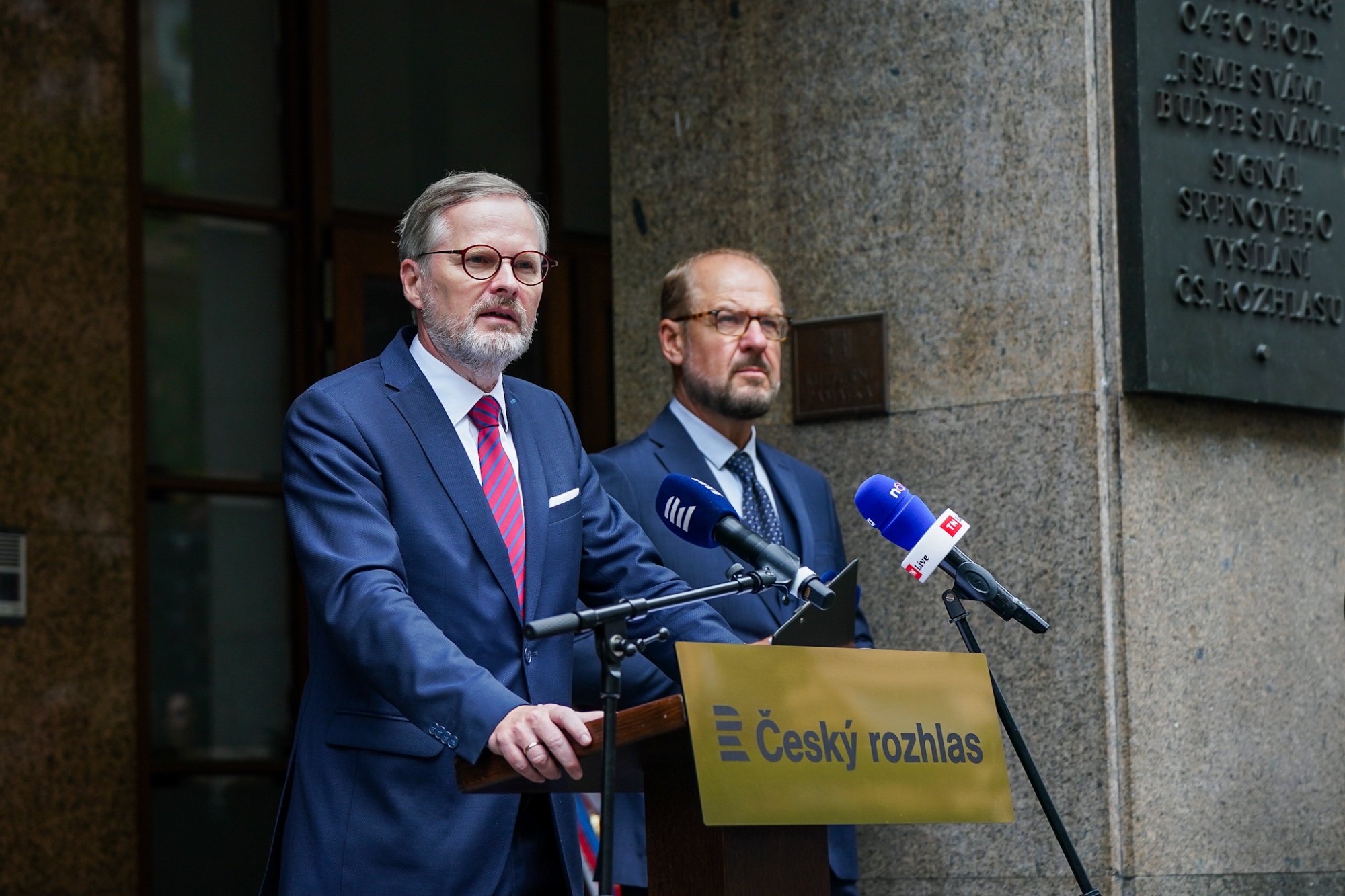 Projev premiéra Petra Fialy na pietním aktu k výročí okupace Československa 21. srpna