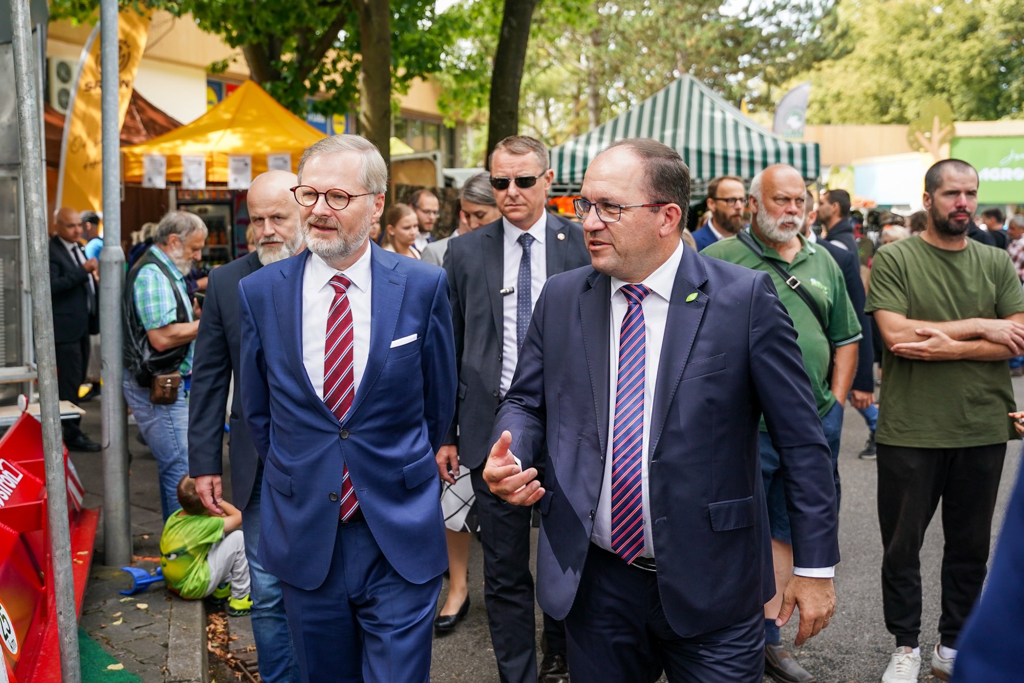 Premiér Fiala na Zemi živitelce: Naše úsilí se vyplatilo, ceny potravin klesly