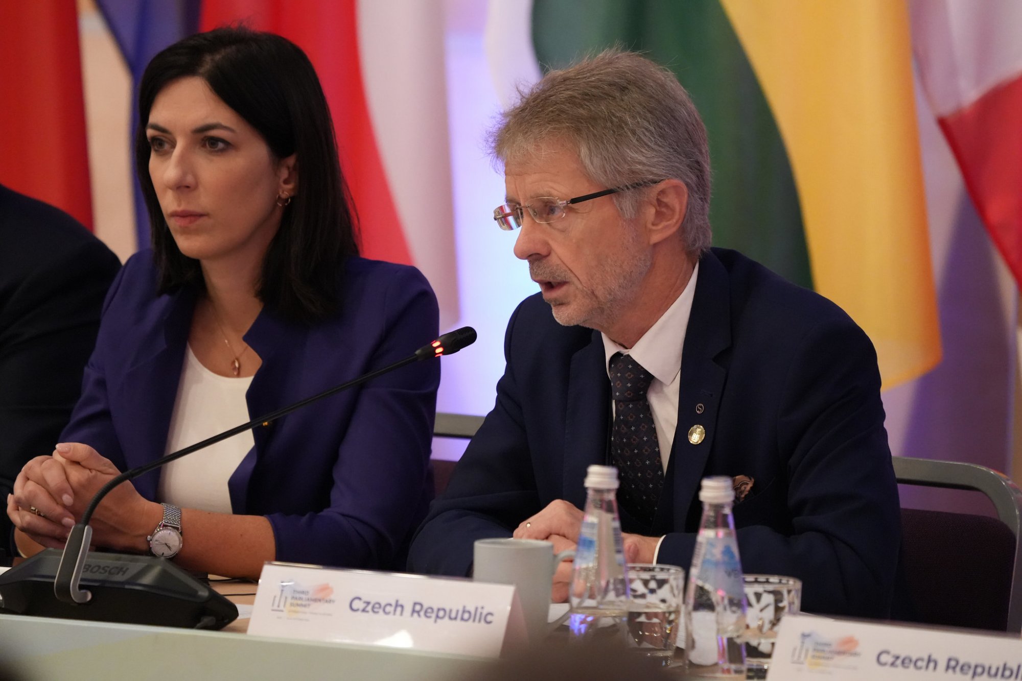 Předseda Senátu Miloš Vystrčil na summitu Krymské platformy v Rize: Naším úkolem je podporovat země, které bojují za demokracii