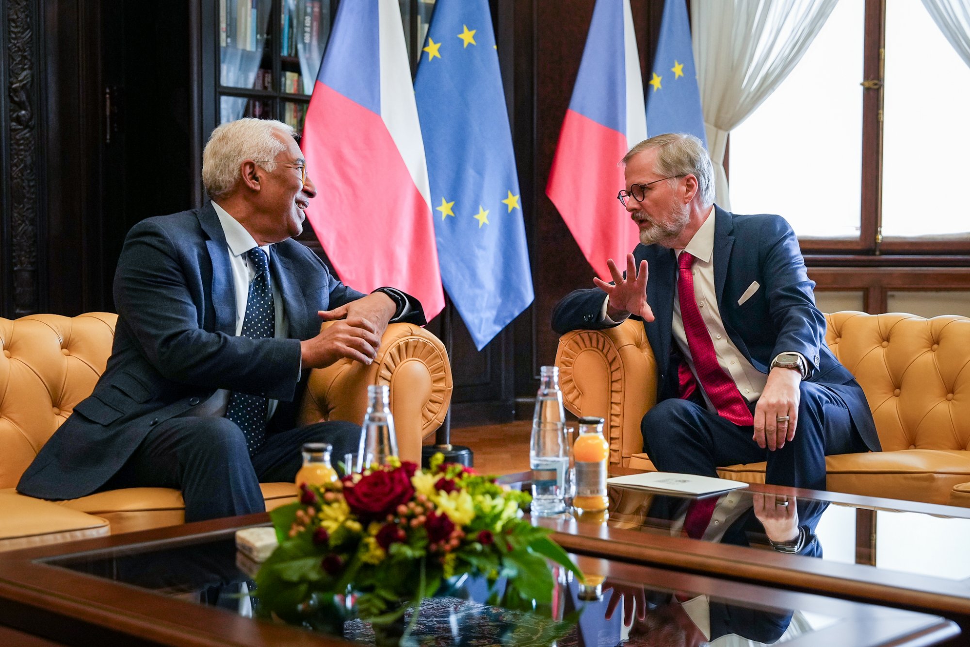Premiér Fiala jednal se zvoleným předsedou Evropské rady Antóniem Costou