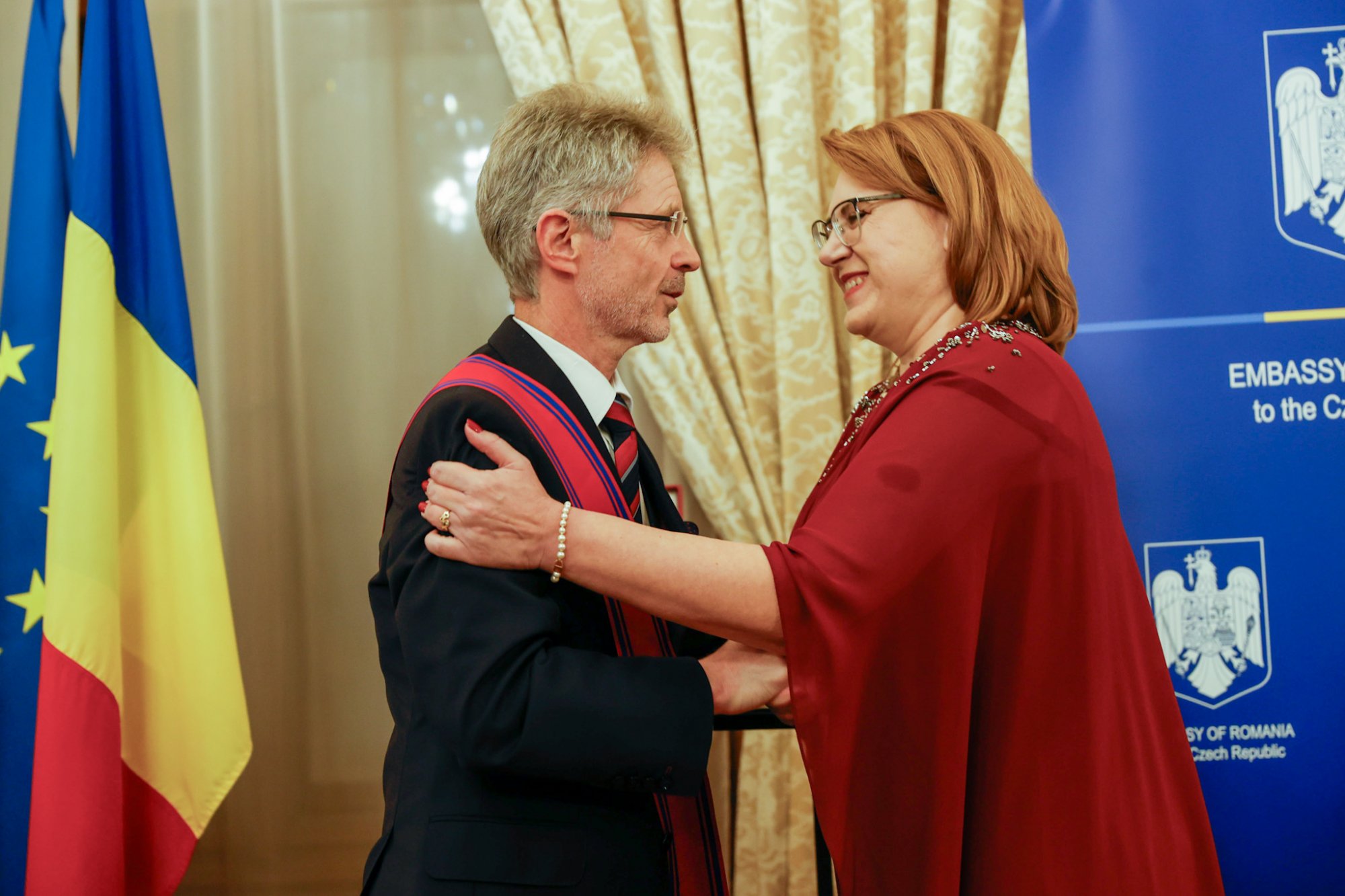 Předseda Senátu Miloš Vystrčil obdržel Řád hvězdy Rumunska, nejvyšší rumunské civilní vyznamenání