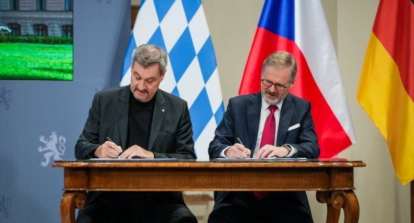 Premiér Fiala a bavorský předseda vlády Söder se v Praze dohodli na posílení spolupráce v energetice