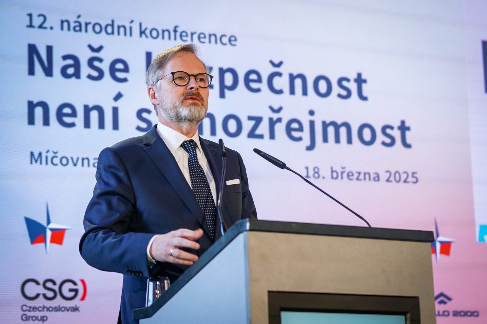 Petr Fiala: Nepřátelé svobodného světa nepočkají, až dokončíme zelenou tranzici. Zmínil konec EU