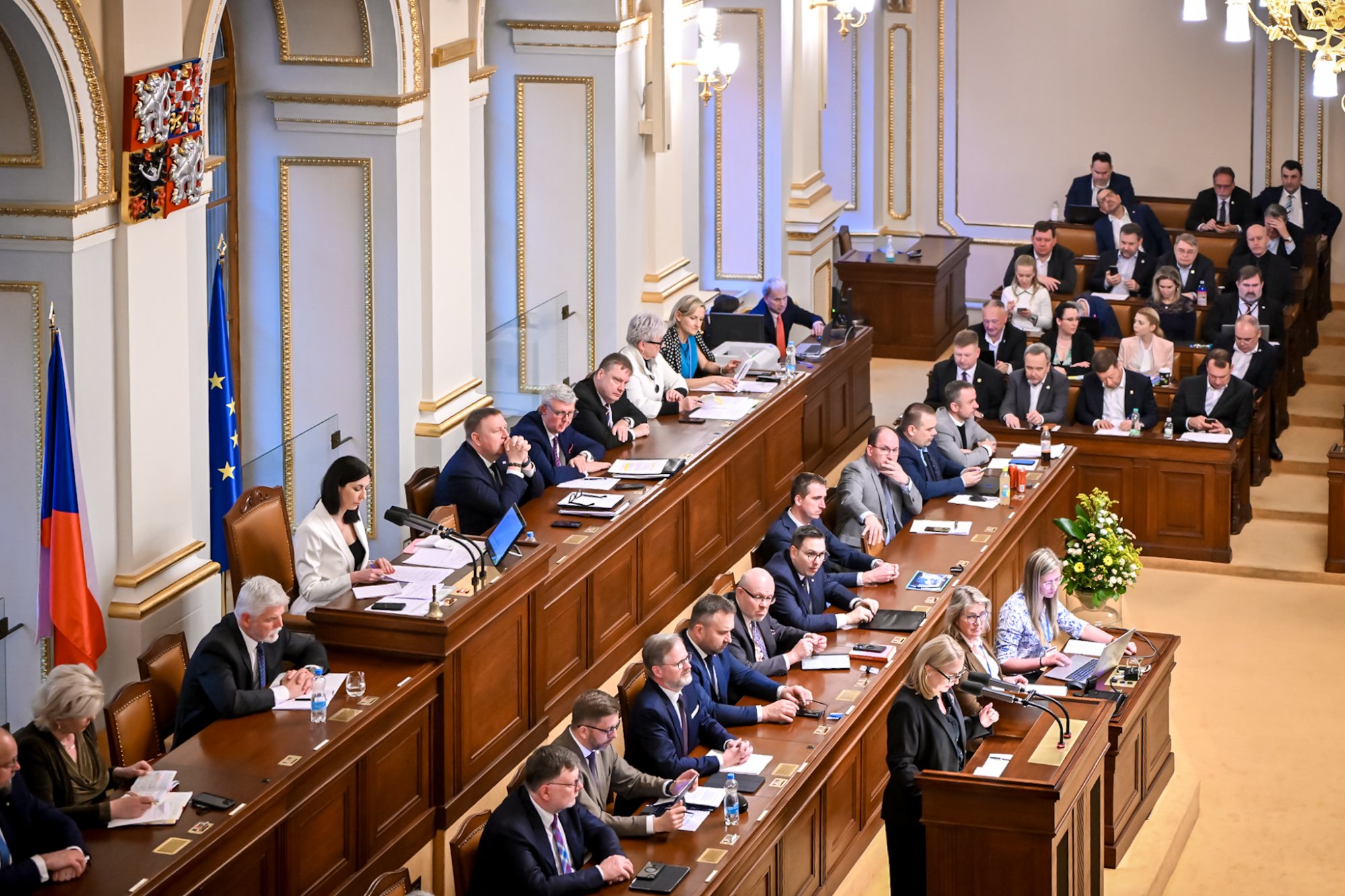 Premiér Fiala: Přihlásili jsme se k odpovědnosti za bezpečnost, za modernizaci armády a za posilování obranyschopnosti Česka