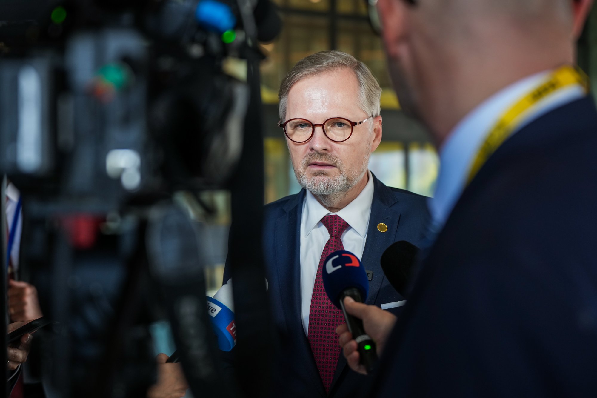 ANO překročilo hranice slušnosti, bojí se mě, řekl premiér Petr Fiala v debatě