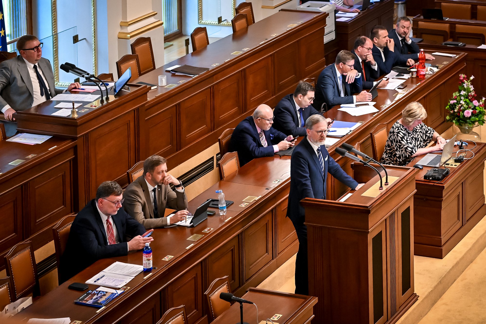 Projev premiéra Petra Fialy na úvod mimořádné schůze Poslanecké sněmovny k návrhu na vyslovení nedůvěry vládě ČR