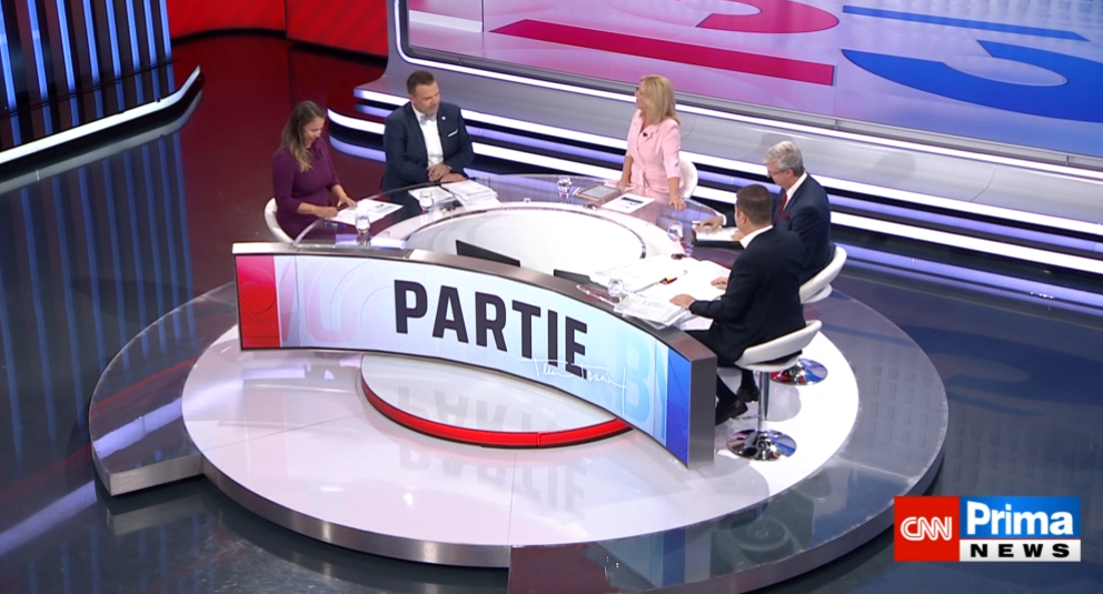 Martin Baxa hostem předvolebního speciálu Partie CNN Prima News – 50 dní do voleb