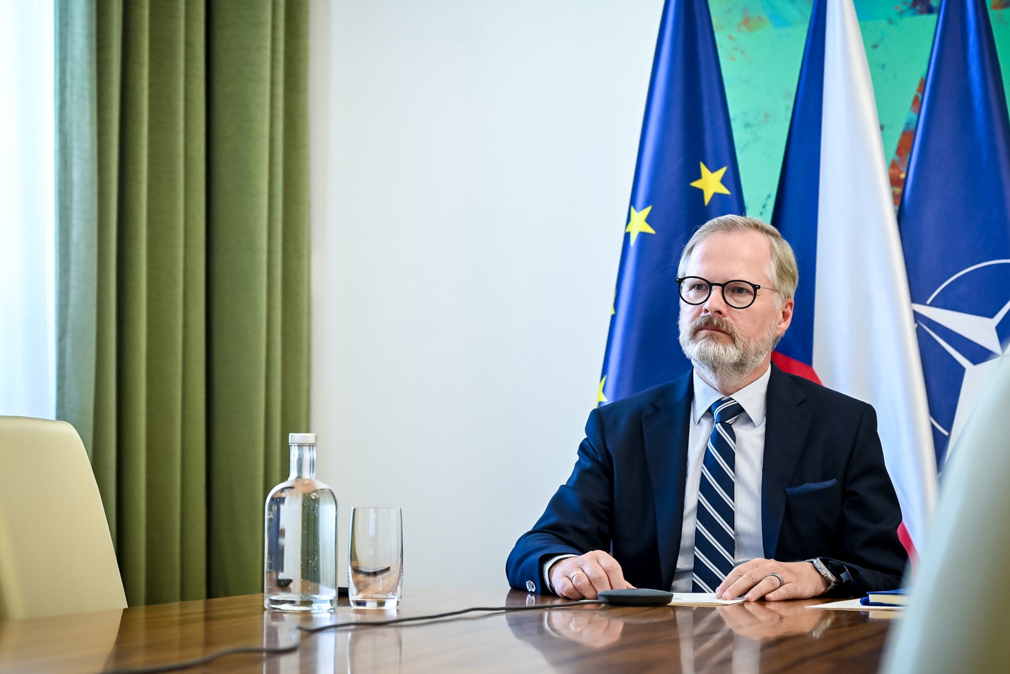Premiér Petr Fiala: Pro případ, že by Putin nebyl ochoten ukončit válku, vypracujeme další sankční balíček