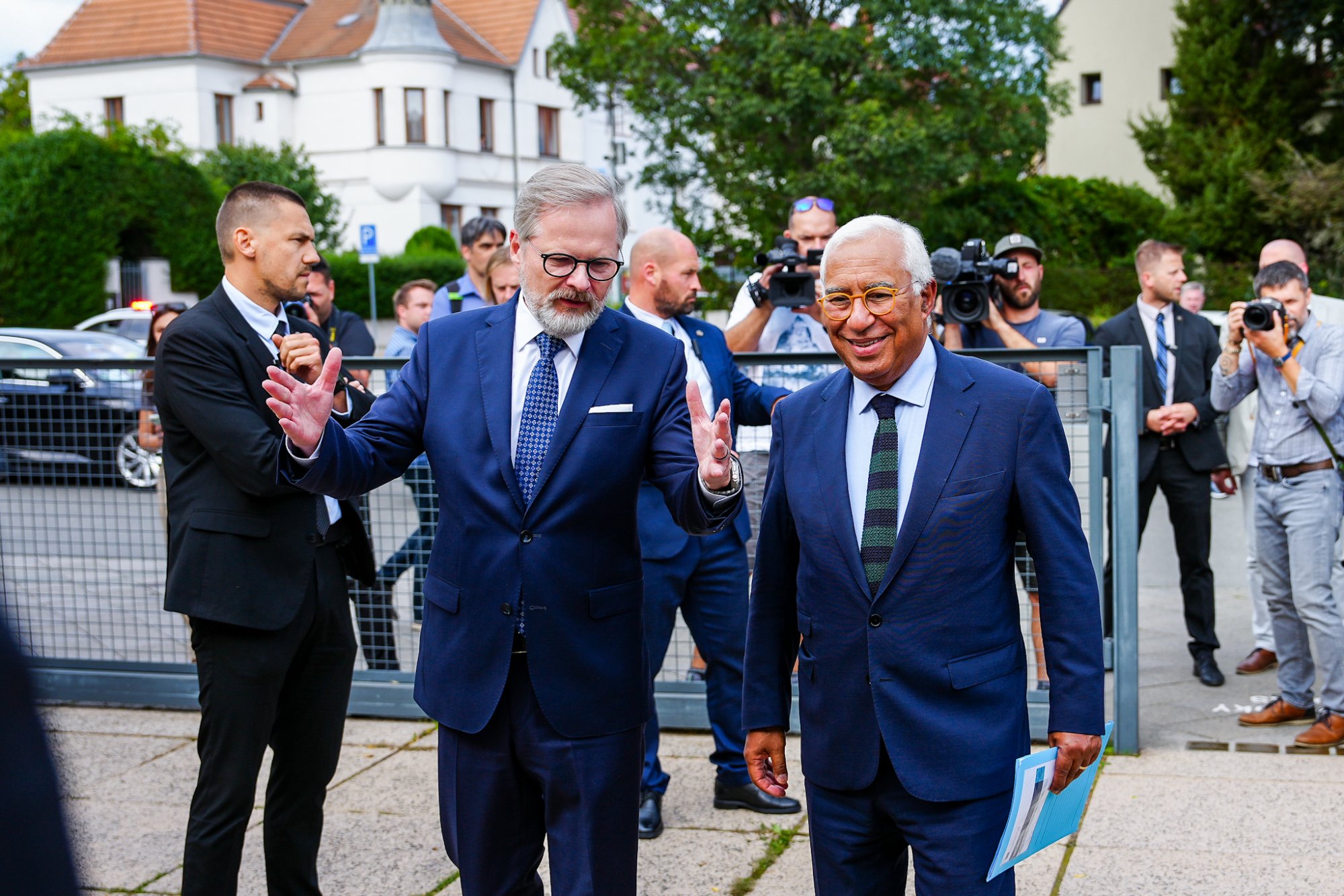 Premiér Fiala jednal v Brně s předsedou Evropské rady Antóniem Costou