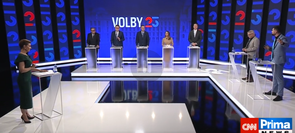 Zbyněk Stanjura v předvolební debatě CNN Prima News
