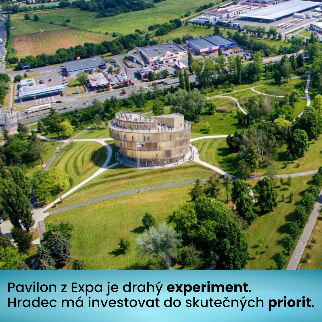 Pavilon z Expa je drahý experiment. Hradec má investovat do skutečných priorit