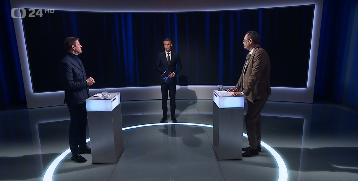 Myslím si, že jsme viděli absurdní divadlo, okomentoval situaci kolem státního rozpočtu Jan Skopeček v Duelu ČT24