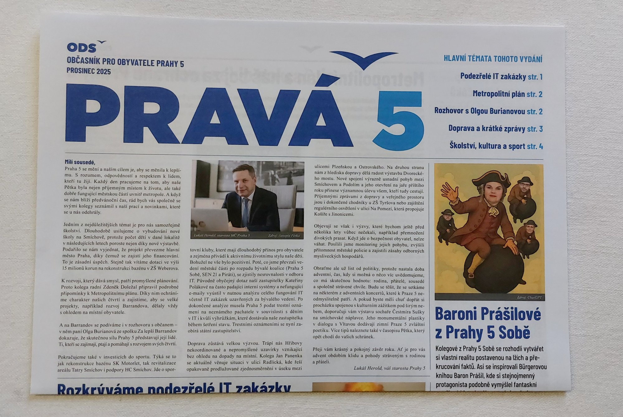 Vyšlo nové číslo Pravé 5 - prosinec 2025