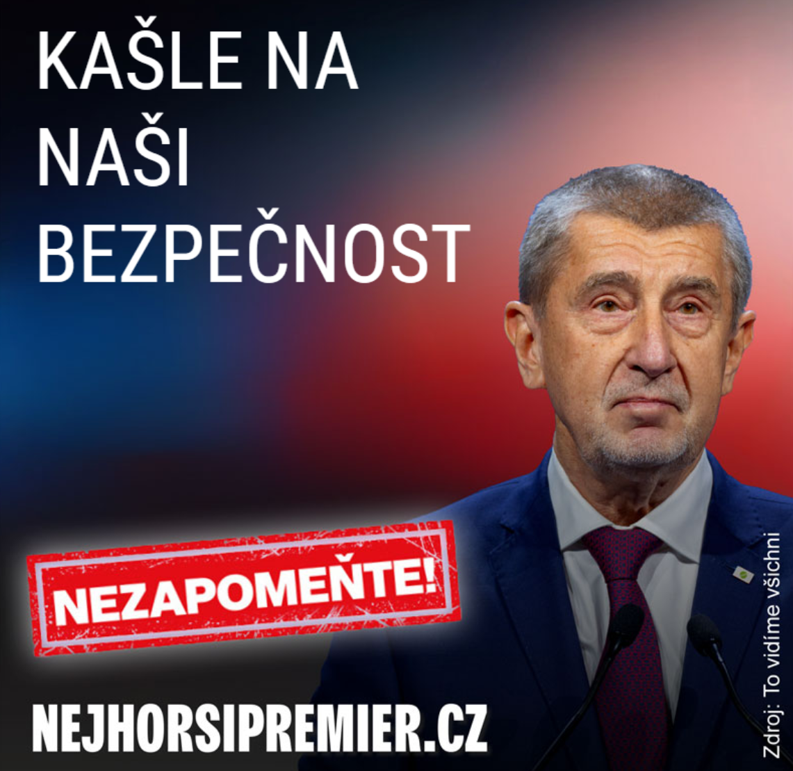Potřebovali bychom premiéra Churchilla, bohužel vede nás Chamberlain Babiš
