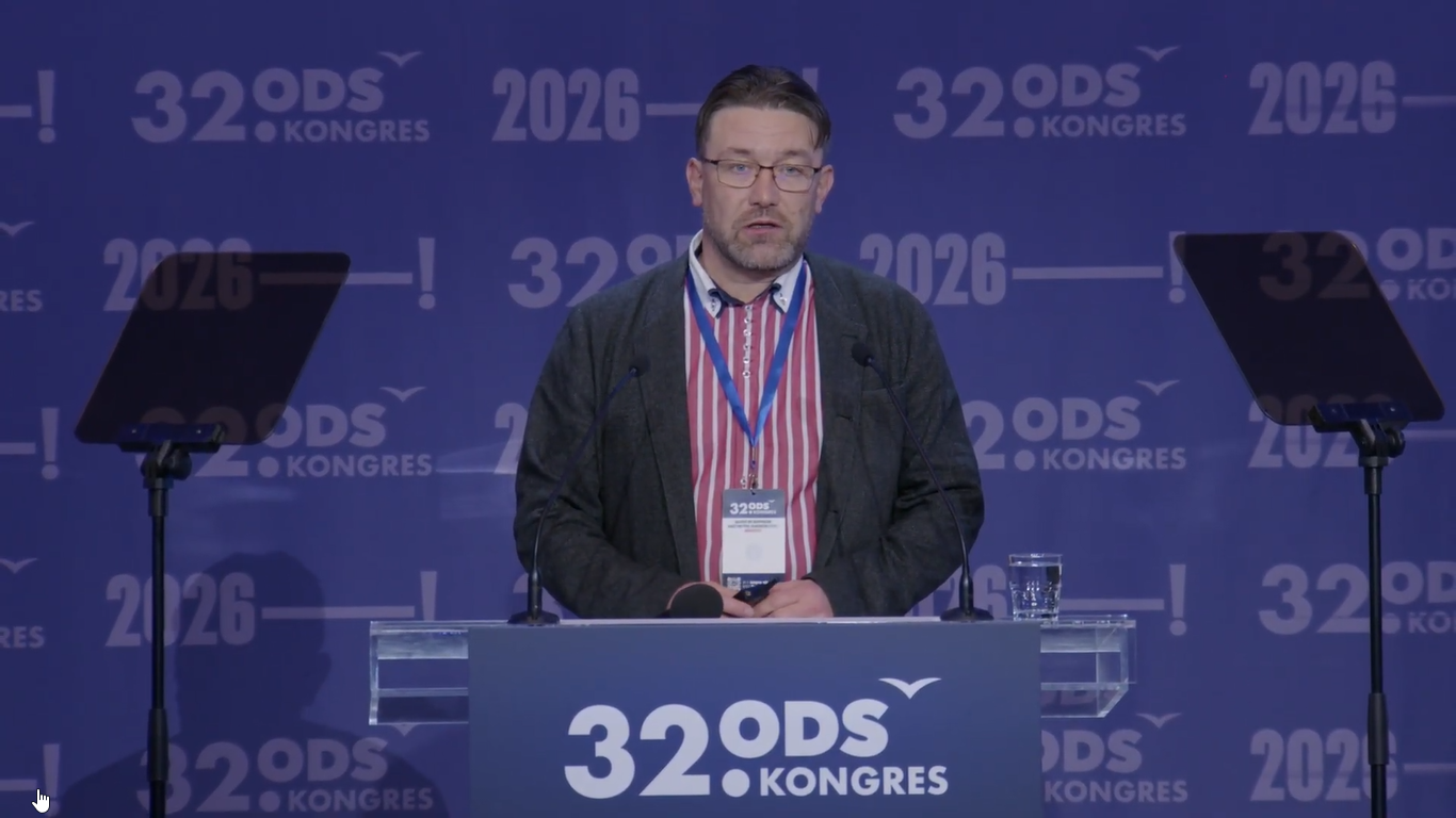 Vystoupení Petra Veličky v rámci politické diskuse